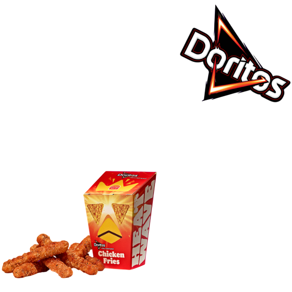 Flaming Hot Chicken Fries Decoration