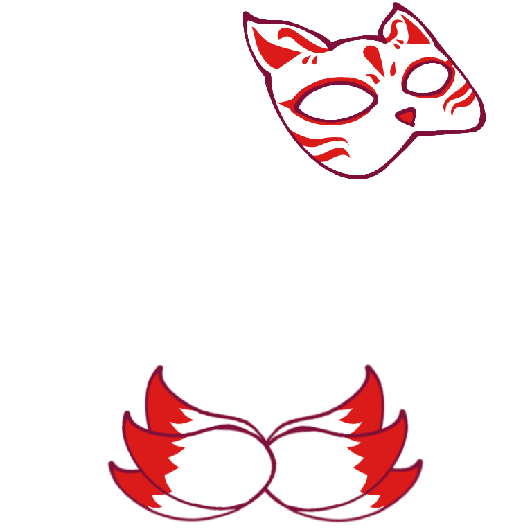 Red Mask Decoration