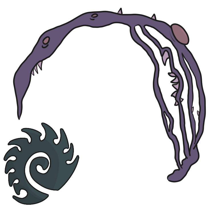 Zerg Purple Decoration