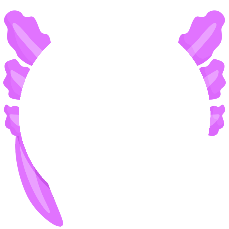 Axolotl Purple Decoration