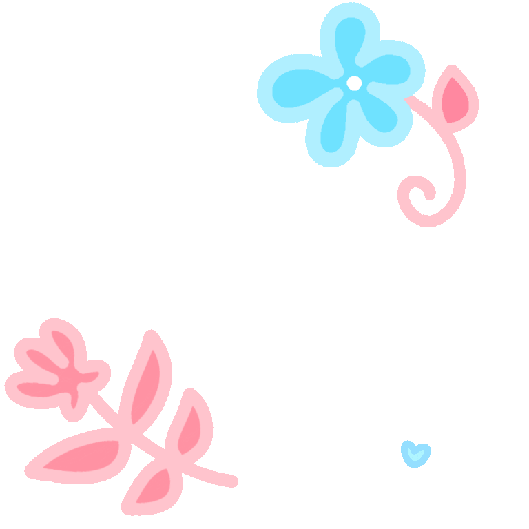 Blue Flower Decoration
