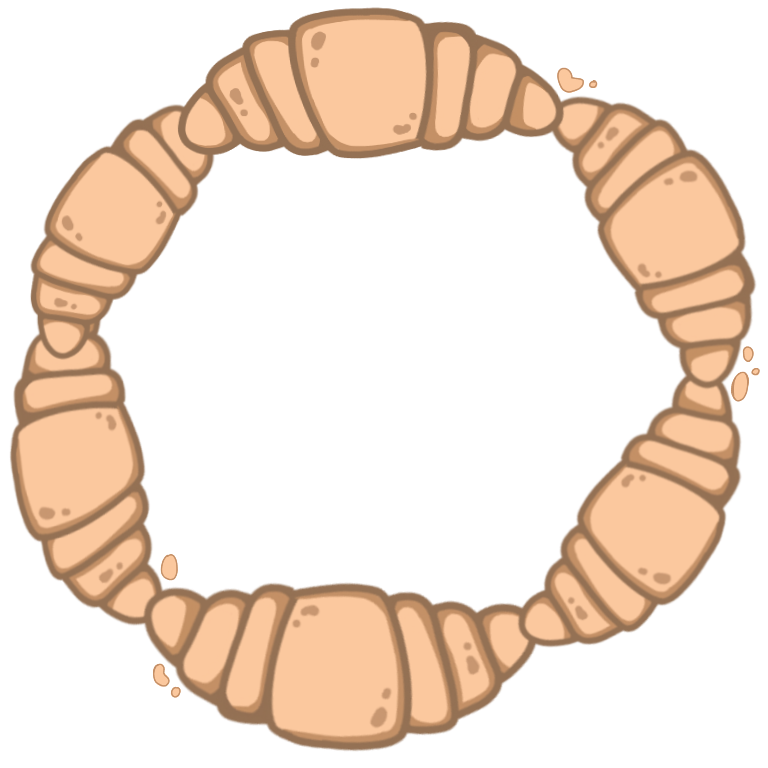 Croissant Decoration