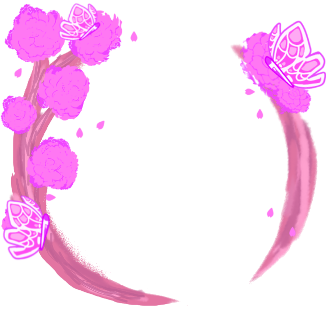 Dandelion Pink Decoration