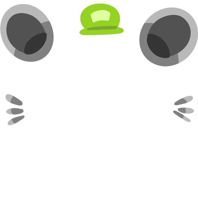 Hat Mouse Decoration