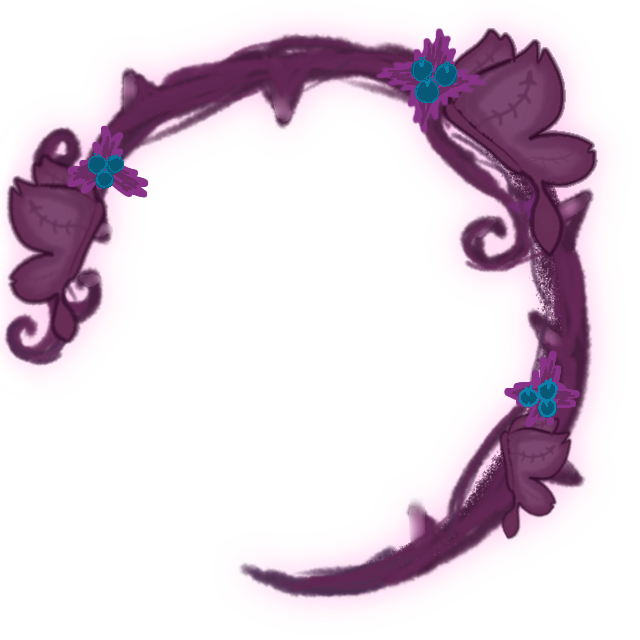 Holly Purple Decoration
