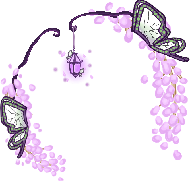 Lantern Purple Decoration