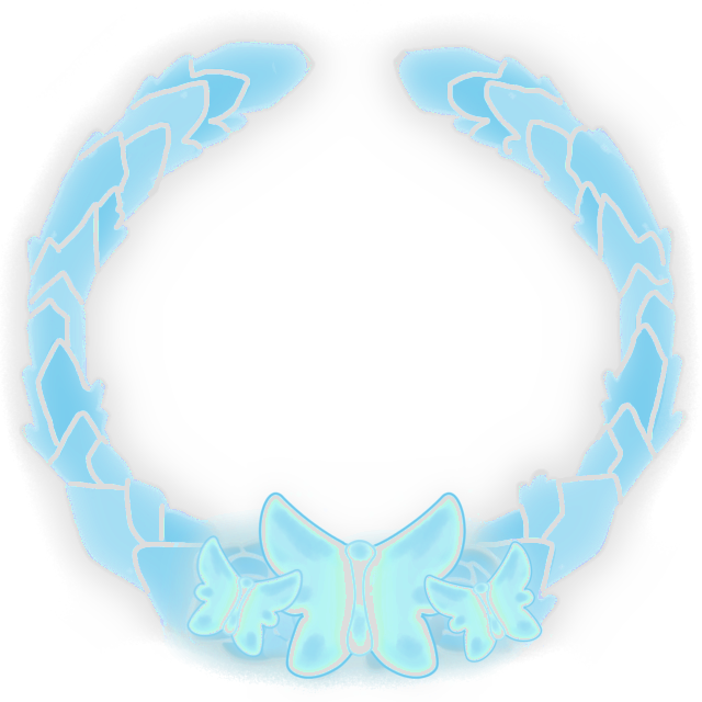 Quartz Cyan Decoration