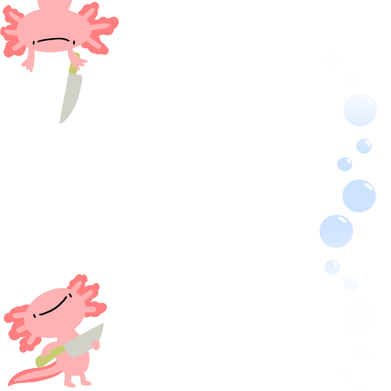 Red Knife Decoration