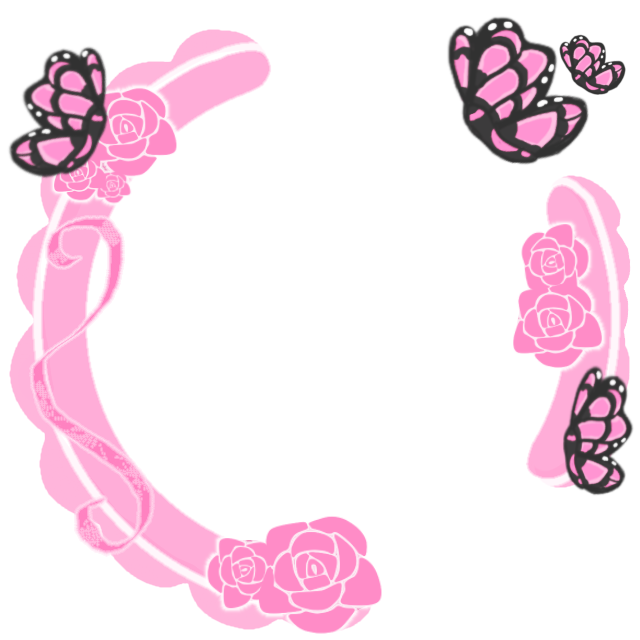 Ribbon Pink Decoration