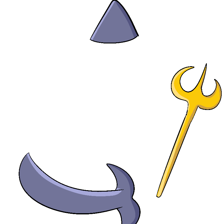 Shark with a Trident Decoration